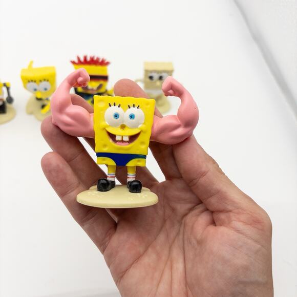 Lot of 6 SpongeBob SquarePants Mini Figures by Just Play LLC Stephen Hillenburg - Picture 2 of 16